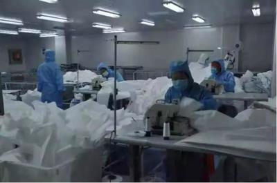 静海区全力支持医用防护品企业改造升级 争分夺秒扩能增产 全力保障物资供应