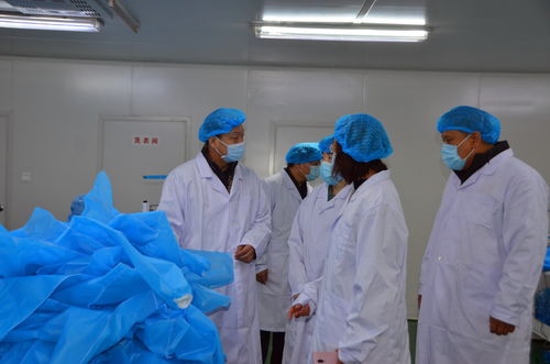 临沂市市场监督管理局黄杰局长来沂南调研疫情防护用品生产情况
