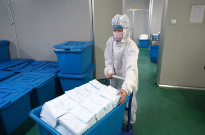江西:开足马力生产防护用品 全力保障市场供应